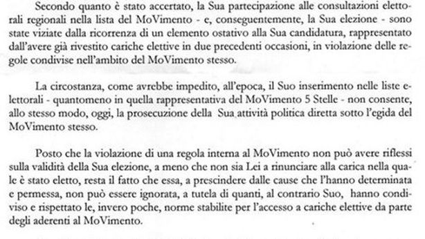 Movimento 5 Stelle: espulso consigliere del Piemonte