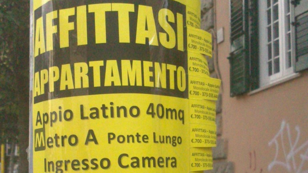 Affitti in nero: boom a Roma