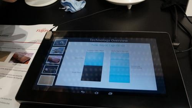 Potremo sentire gli oggetti che appaiono sui tablet