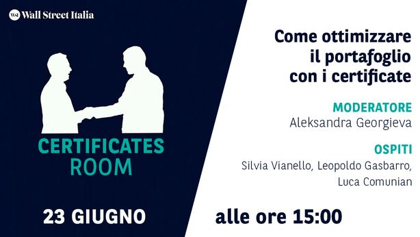 Certificates Room: come ottimizzare il portafoglio con i certificate
