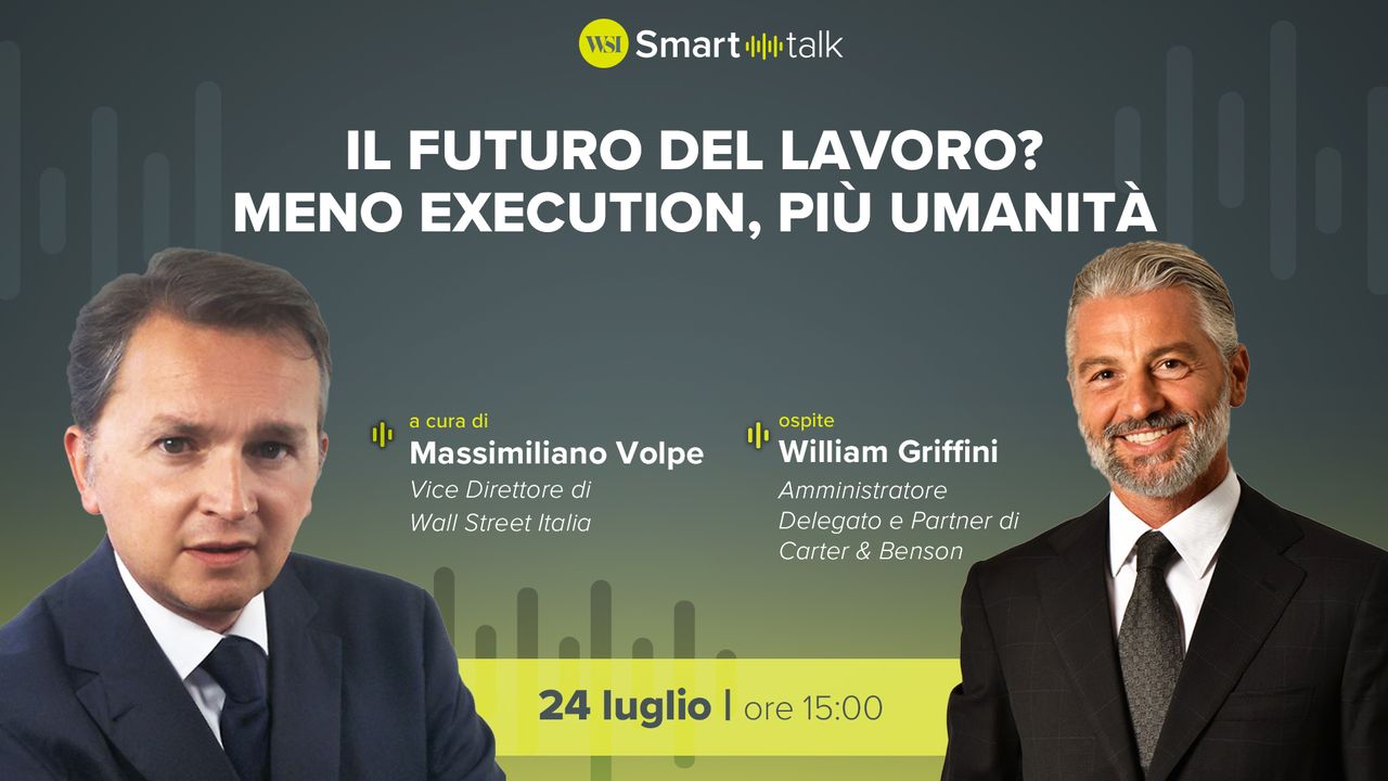 Il futuro del lavoro, William Griffini, ceo di Carter & Benson, oggi a WSI Smart Talk