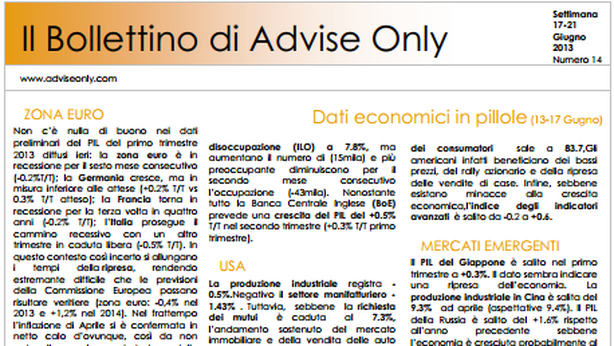 Bollettino: timori per la chiusura dei “rubinetti” della Fed e braccio di ferro tra BCE e Bundesbank