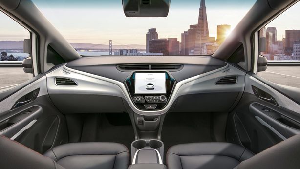General Motors presenta Cruise: auto elettrica senza pilota