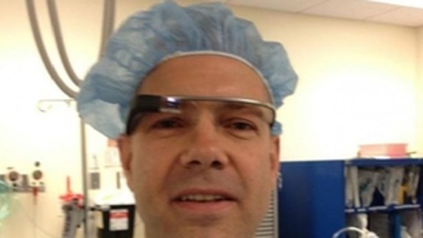 La prima operazione condotta con i Google Glass