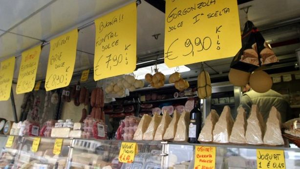 Eurolandia, inflazione rialza la testa