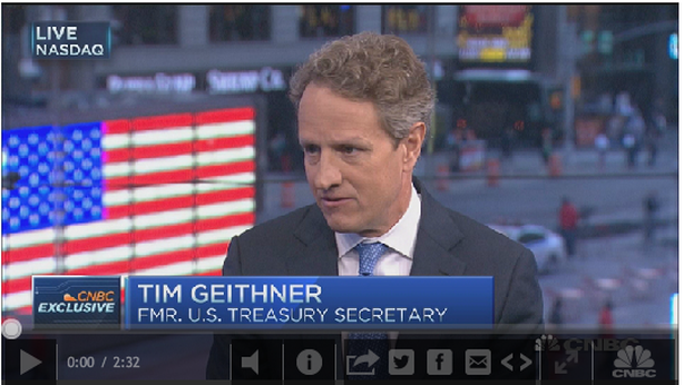 Geithner: “Nuova crisi possibile, ma non sarà come il 2008”