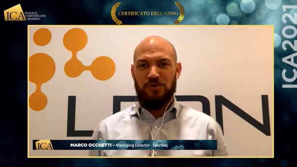 Ica 2021: a Leonteq il Premio per il Certificato dell’Anno (VIDEO)