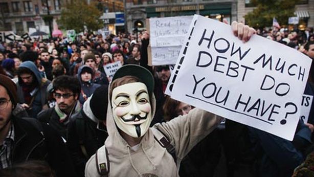 Occupy Wall Street compra 15 milioni di debito privato Usa