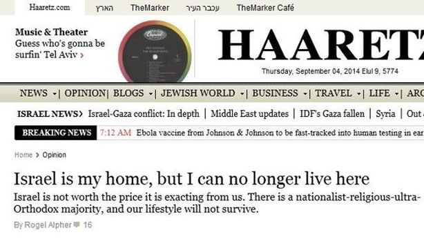 Israele, giornalista Haaretz: “qui mi sento soffocato, me ne vado”