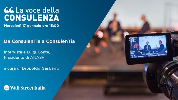 Al via oggi La voce della consulenza: il primo ospite è Luigi Conte
