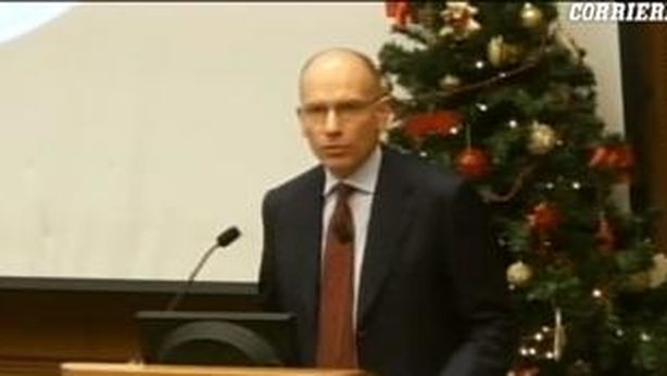 Letta: “2014, anno di fatica sociale”