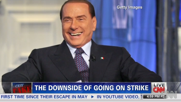 Cnn: “Scioperi e bunga bunga, non stupitevi del downgrade”