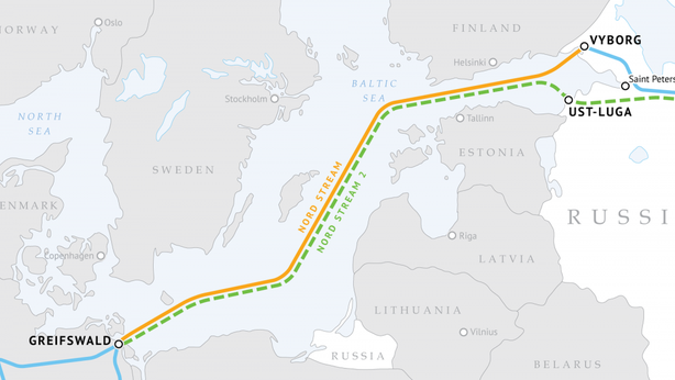 Nord Stream 2, gas russo più vicino all’Europa dal 2019