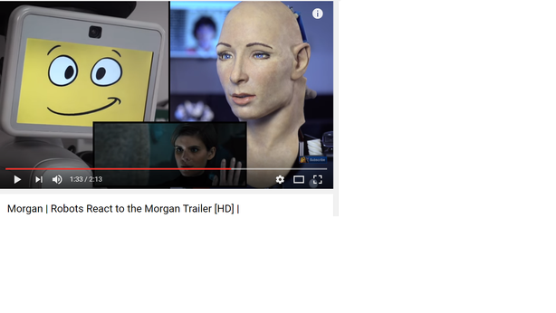 Robot “Face” guarda film “Morgan” e si emoziona. Il video sconvolge il mondo