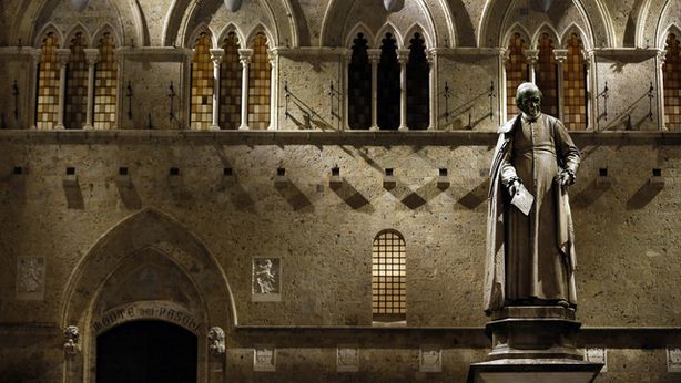 La discesa di Monte Paschi