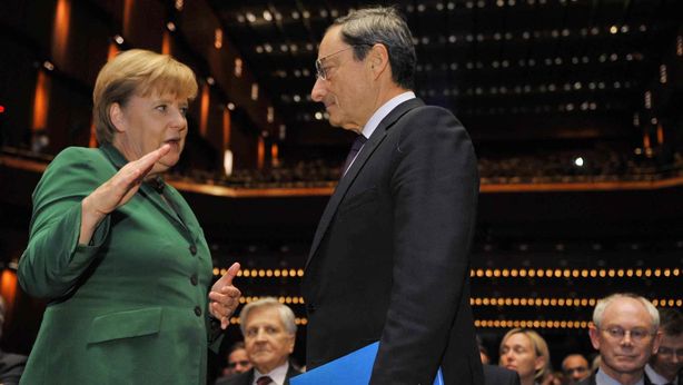 Germania: Zew a record un anno, merito Qe della Bce (che Merkel osteggia)