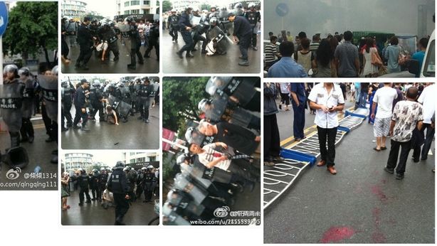 Proteste ambientaliste in Cina e scontri con la polizia