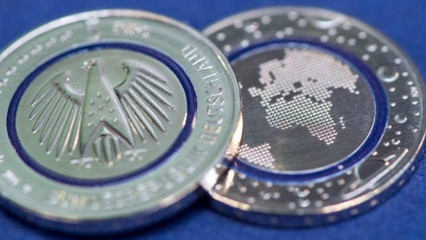 Debutta in Germania moneta da 5 euro