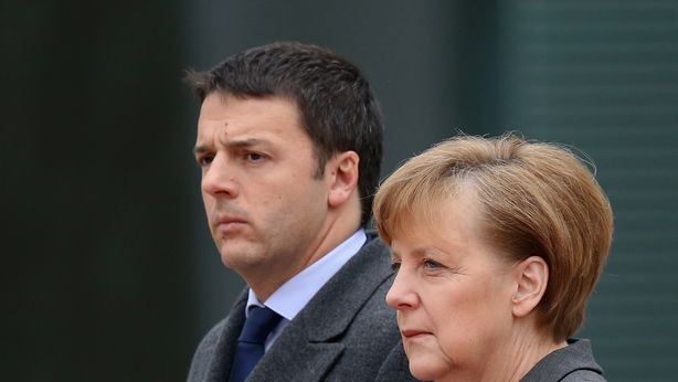 Renzi sfida Merkel mentre banche e Ue vanno a rotoli