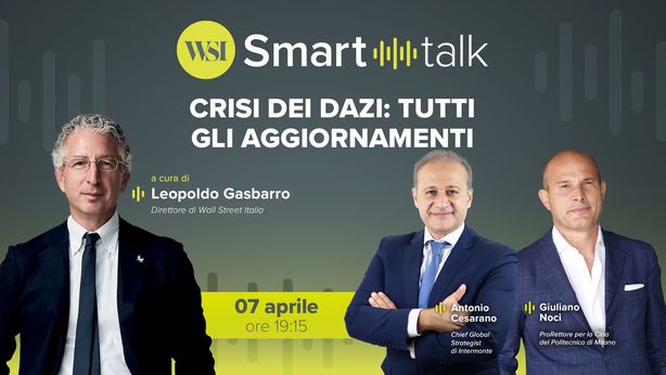 Crisi dei dazi, oggi alle 19:15 gli aggiornamenti a WSI Smart Talk
