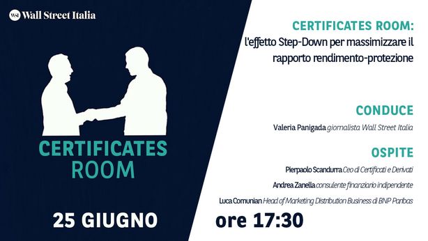 Certificates Room: l’effetto Step-Down per massimizzare il rapporto rendimento-protezione