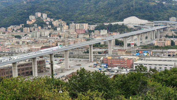 Ponte Morandi, alle 18,30 inaugurazione della nuova struttura