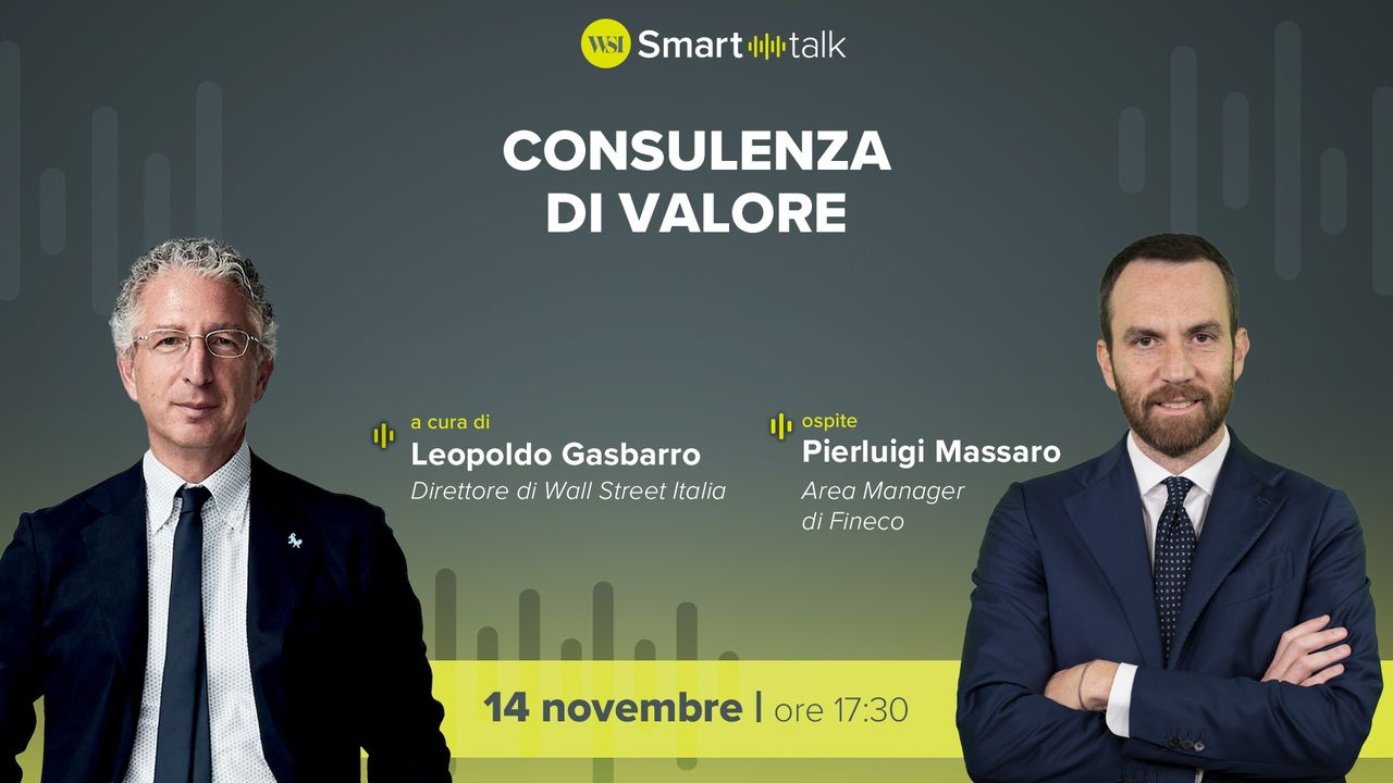 La consulenza di valore, Pierluigi Massaro di Fineco oggi a WSI Smart Talk