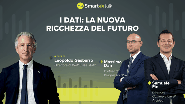“I dati: la nuova ricchezza del futuro”. Samuele Fini e Massimo Dan oggi a Smart Talk