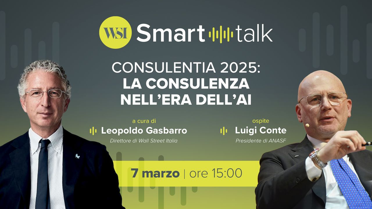 WSI Smart Talk: verso ConsulenTia, venerdì alle 15 appuntamento con Luigi Conte