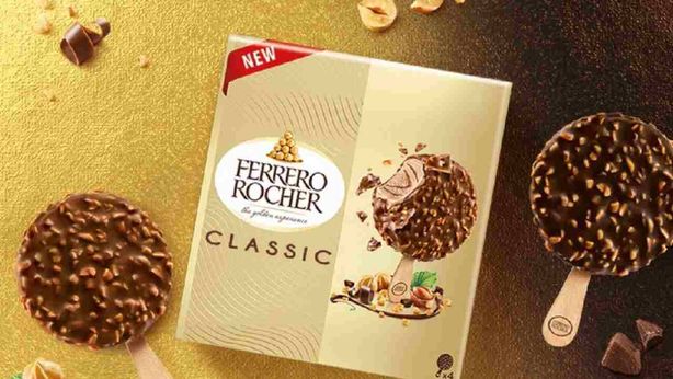 Ferrero lancia una nuova linea di gelati Rocher, Raffaello e Estathè
