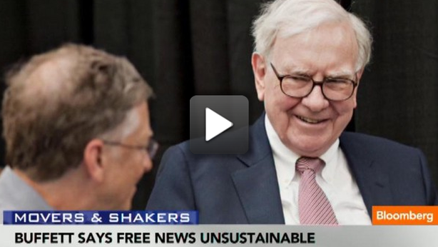 Buffett: informazione su Web insostenibile, “comprero’ giornali”