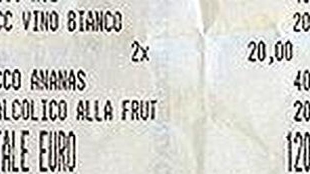 Sardegna: paga 80 euro per 4 succhi di frutta
