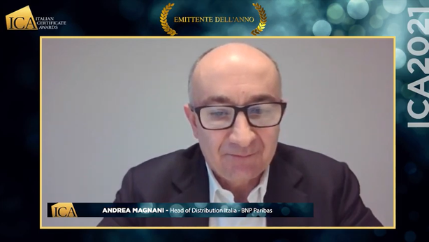 Italian Certificate Awards 2021: a BNP Paribas il premio Emittente dell’anno (VIDEO)