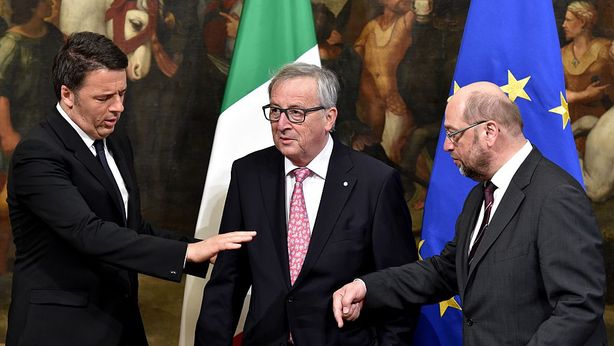 Juncker: attacchi Renzi? “Me ne frego”. Dubbi spese sisma e migranti