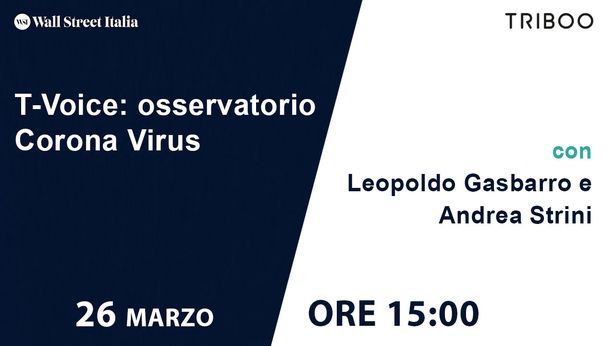 Coronavirus, secondo appuntamento con l’osservatorio T-Voice (VIDEO)