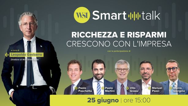 Ricchezza e risparmi crescono con l’impresa: WSI Smart Talk oggi alle 15