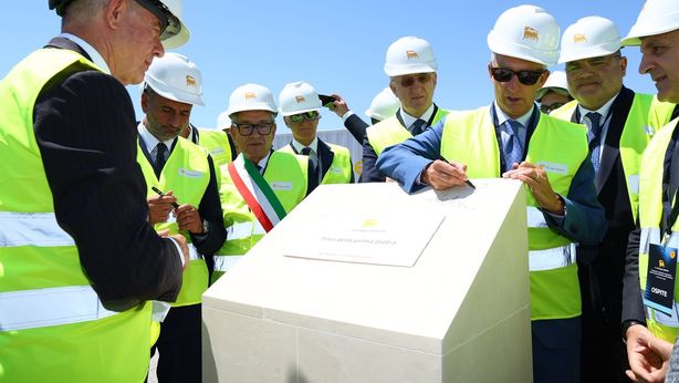 Eni Storage Systems: avviato cantiere fabbrica produzione di batterie stazionarie a Brindisi