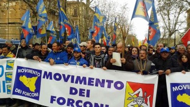 Crisi: ritorno nelle strade del Movimento dei Forconi
