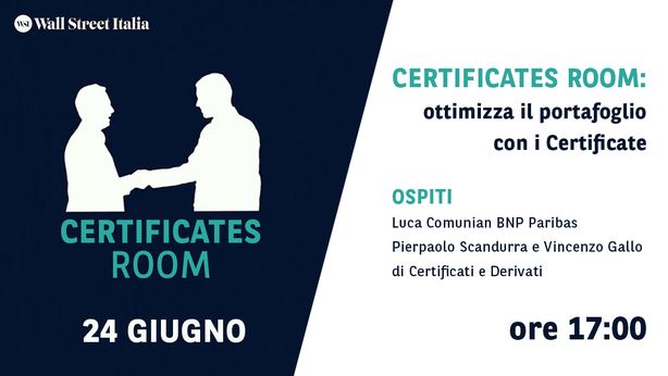 Certificates Room: ottimizza il portafoglio con i Certificate