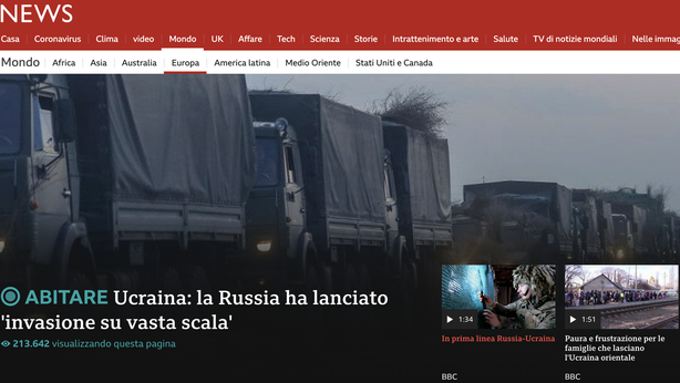 E’ GUERRA NEL CUORE DI KIEV. LA RUSSIA ATTACCA