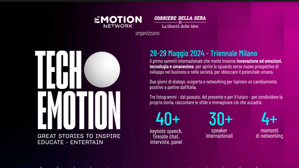Tech.Emotion, a Milano il summit tra digital ed emozioni