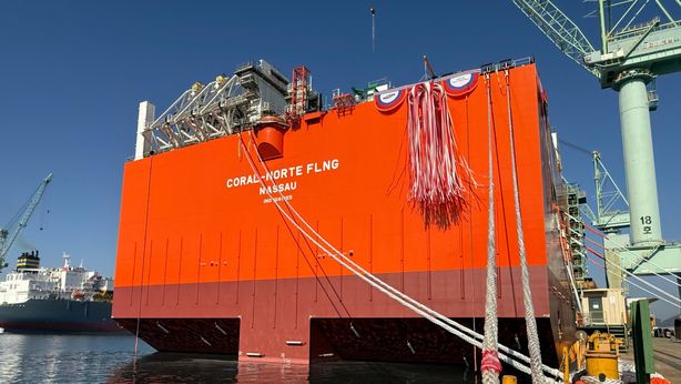 Eni: annunciato varo scafo della Coral North FLNG