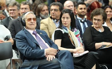 Soros a Berlino nel giugno del 2017
