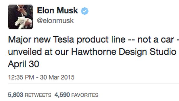 Tesla annuncia nuovo prodotto: ma non sarà un’automobile. Titolo vola