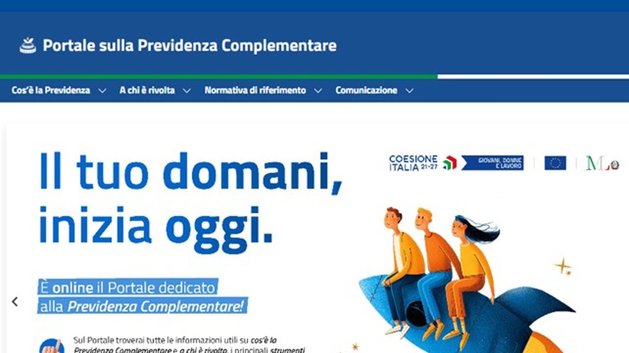 Previdenza complementare: online il nuovo portale informativo del ministero del Lavoro