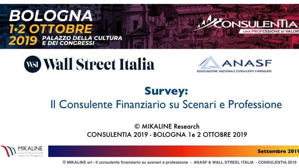 Consulenti: la ricerca di Mikaline per Wall Street Italia e Anasf sull’evoluzione della professione