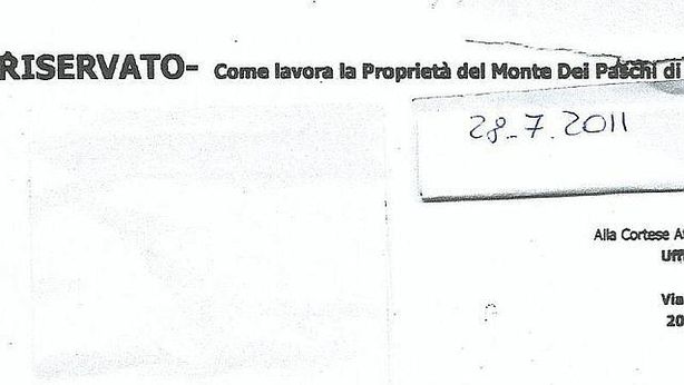 MPS: esposto a Consob da cui avrebbe dovuto cominciare tutto