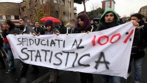 Disoccupazione giovani record, più alta da 1977
