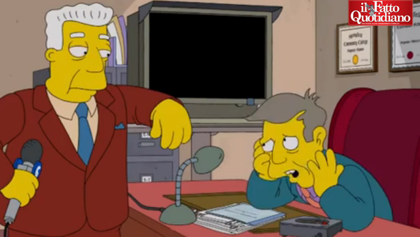 Anche i Simpson contro la Casta: “questa scuola è più corrotta del Parlamento italiano”
