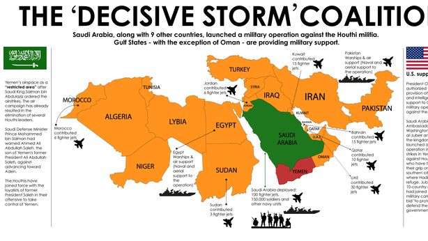 Arabia Saudita: nuovi raid aerei in Yemen prima di invasione